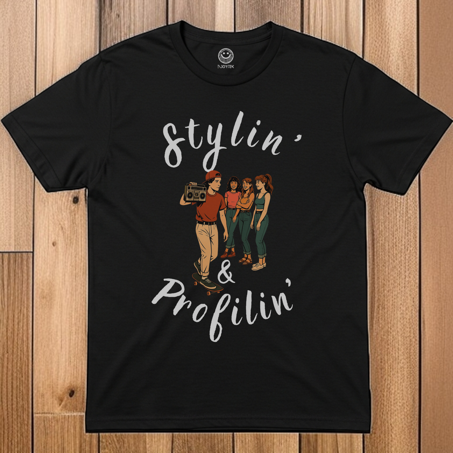 “Stylin’ & Profilin’ – BoomBox Sidewalk Legend Tee”