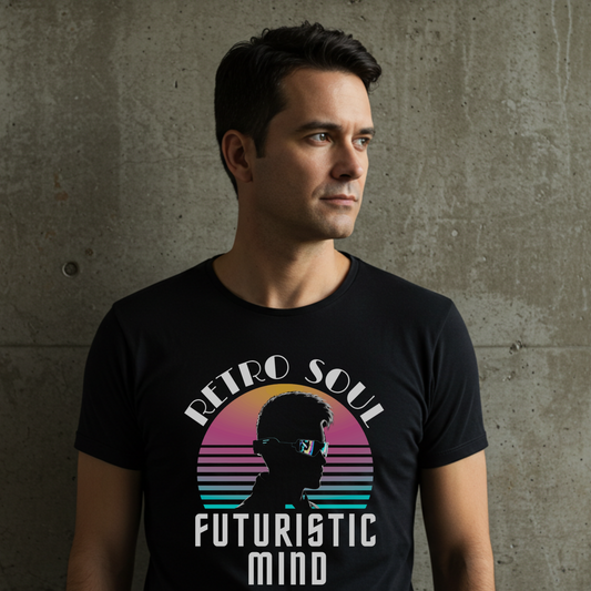 Retro Soul Futuristic Mind Unisex T-Shirt