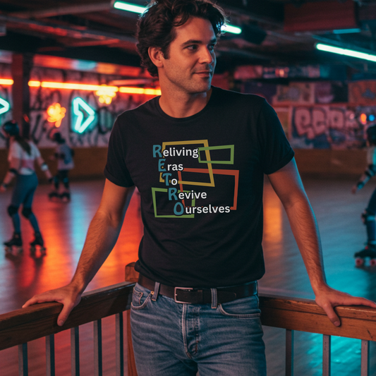 Retro Abstract Unisex Softstyle T-Shirt - Casual Vintage Vibe for Everyday Wear