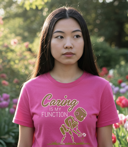 Unisex "Caring is my Function" T-shirt. Cause you were made that way! Enjoy.