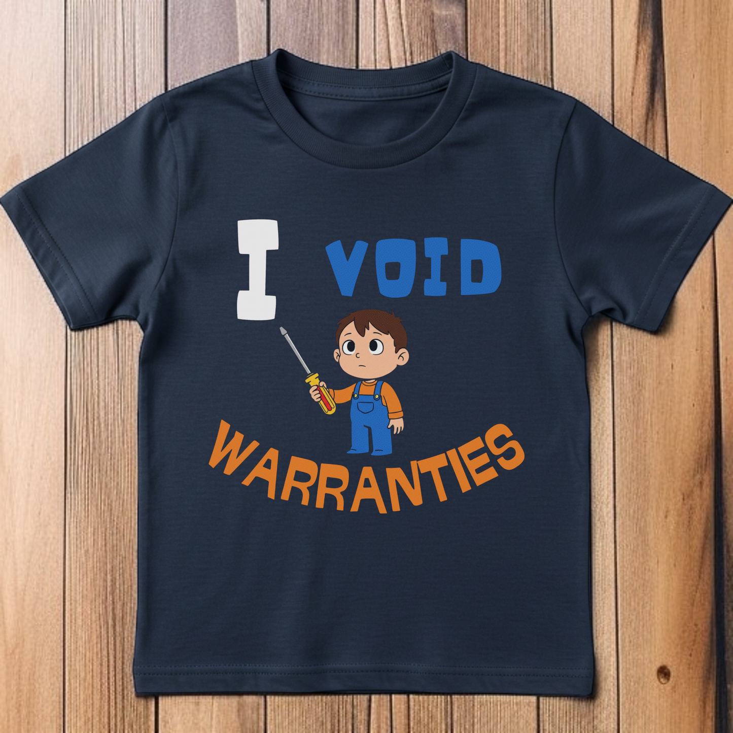 Funny Toddler T-Shirt - "I Void Warranties" - Playful & Comfortable Cotton Tee