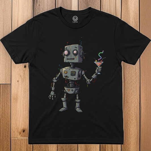 Drunk Robot Unisex Softstyle T-Shirt