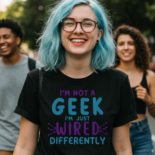 Unisex 'Wired Differently' - Fun Geeky Apparel