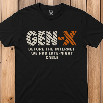 GEN-X T-Shirt, Retro Humor, Unisex Comedy Throwback Apparel