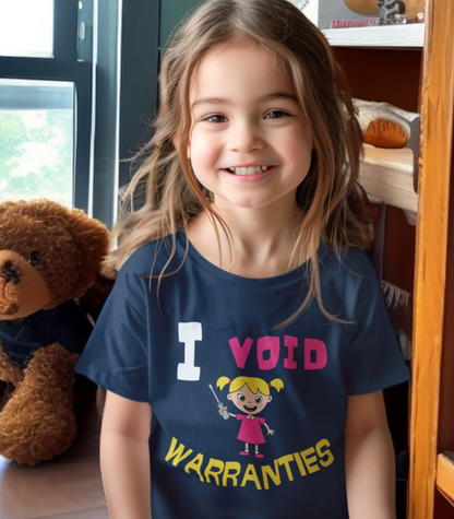 Funny Toddler T-Shirt - "I Void Warranties" Graphic Tee