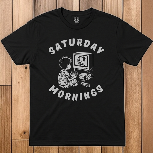 Retro Saturday Mornings Unisex Softstyle T-Shirt - Nostalgic
